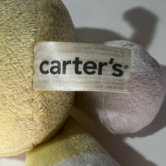 Carter’s Yellow Giraffe Plush White Gray Stuffed Animal 10” 2012 - Picture 7 of 10